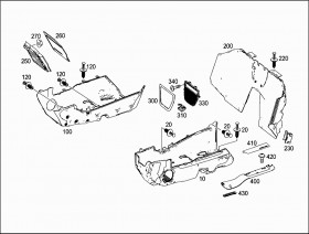 Клипс (A0009910471) для Mercedes Benz