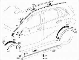 Вставное крепление (A0009913795) для Mercedes Benz