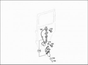 Стеклоподъемник (A463730094628) для Mercedes Benz