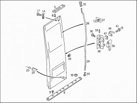 Замок (A9017400135) для Mercedes Benz