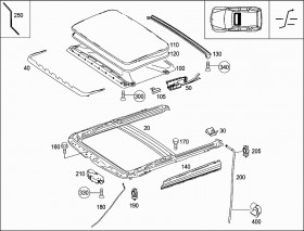 Ключ (A2028990180) для Mercedes Benz