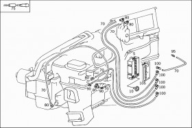 Клапан (A2028000278) для Mercedes Benz