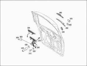 Мотор стеклоочистителя (A1698201340) для Mercedes Benz