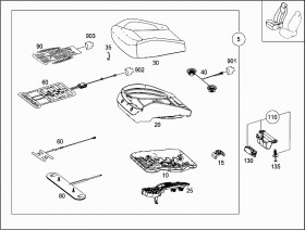 Упорная пластина (A1669110100) для Mercedes Benz