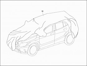 Защитный тент AMG (A1568990086) для Mercedes Benz