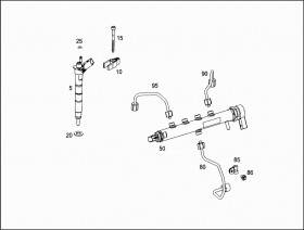 INJEKTOR (A654070008706) для Mercedes Benz