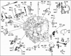 Датчик положения коленвала (A2769051200) для Mercedes Benz