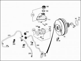 UNTERDRUCKLTG. (A2054301000) для Mercedes Benz