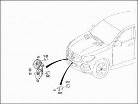 Звуковой сигнал (A0005424204) для Mercedes Benz