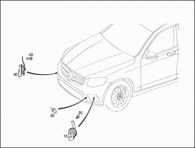 Сигнал (A2535421600) для Mercedes Benz